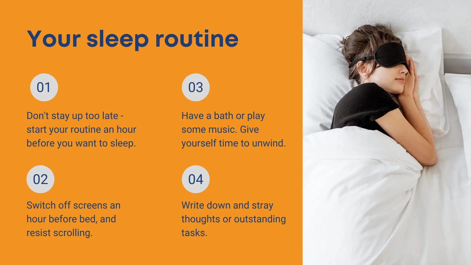 sleep routine