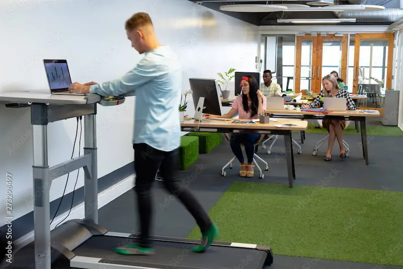 How facilities management strategy is evolving across the U.S. 3 A workplace with a treadmill