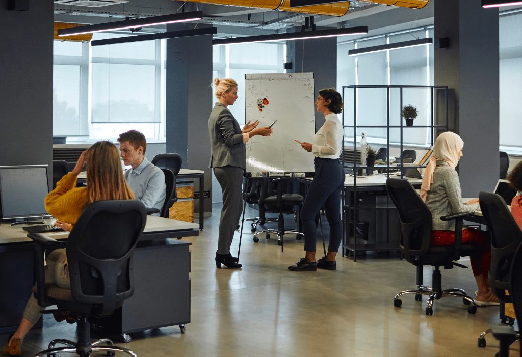 Property recruitment: professionals working in the office