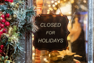 University Jobs - Closed for Christmas